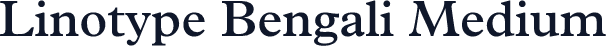 Linotype Bengali Medium