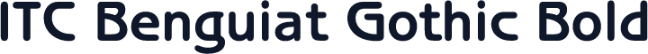 ITC Benguiat Gothic Bold