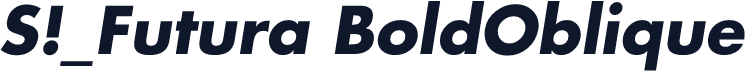 S!_Futura BoldOblique