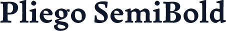 Pliego SemiBold