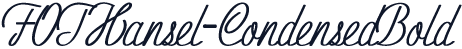FOTHansel-CondensedBold