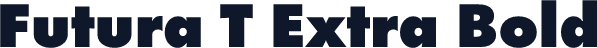 Futura T Extra Bold