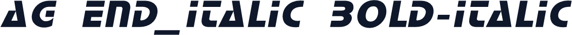 AG End_Italic Bold-Italic