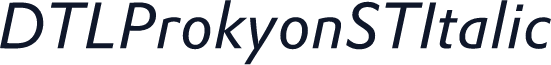 DTLProkyonSTItalic