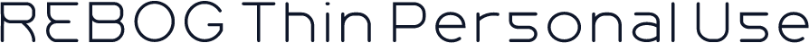 REBOG Thin Personal Use