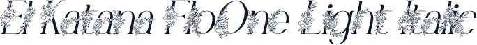 El Katana FloOne Light Italic
