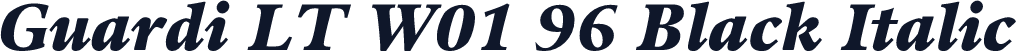 Guardi LT W01 96 Black Italic