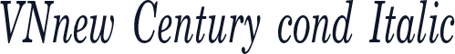 VNnew Century cond Italic