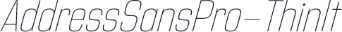 AddressSansPro-ThinIt