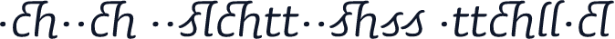 Sauna Ligatures Italic