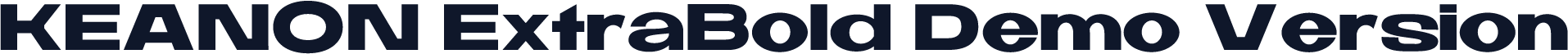 KEANON ExtraBold Demo Version