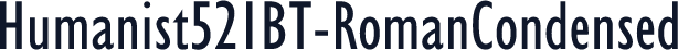 Humanist521BT-RomanCondensed