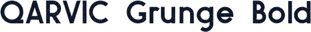 QARVIC Grunge Bold