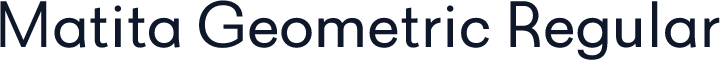 Matita Geometric Regular