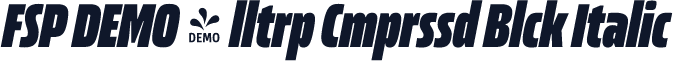 FSP DEMO - lltrp Cmprssd Blck Italic