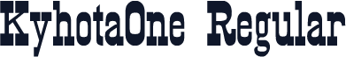 KyhotaOne Regular