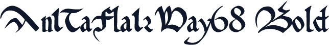 AnitaFlairWay68 Bold