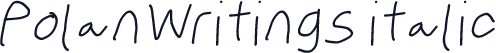 PolanWritings italic