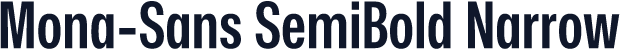 Mona-Sans SemiBold Narrow