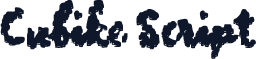 Cubike Script