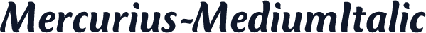 Mercurius-MediumItalic