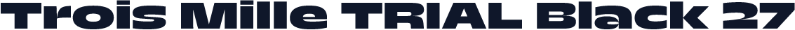 Trois Mille TRIAL Black 27