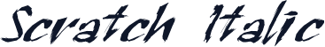 Scratch Italic