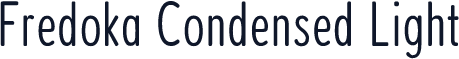 Fredoka Condensed Light