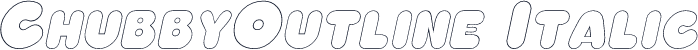 ChubbyOutline Italic