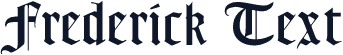 Frederick Text