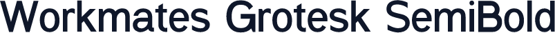 Workmates Grotesk SemiBold