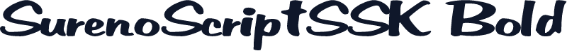 SurenoScriptSSK Bold