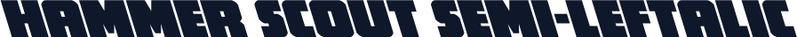 Hammer Scout Semi-Leftalic