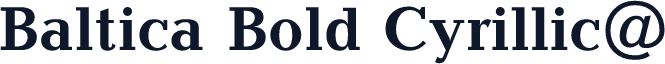 Baltica Bold Cyrillic@