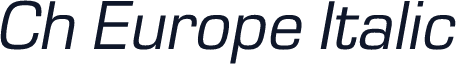 Ch Europe Italic