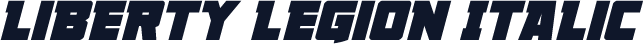 Liberty Legion Italic