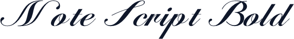 Note Script Bold
