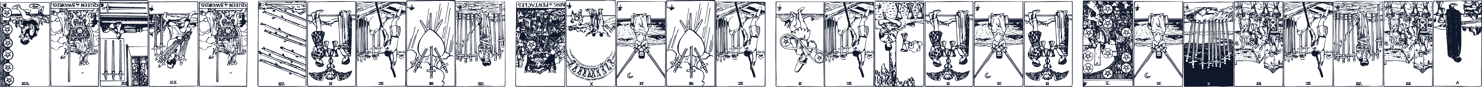 Gypsy Tarot-Minor Arcana Inverted