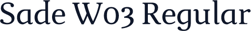Sade W03 Regular