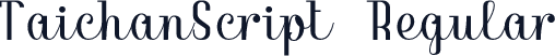 TaichanScript-Regular