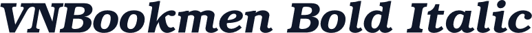 VNBookmen Bold Italic