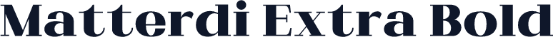 Matterdi Extra Bold