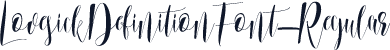 LovesickDefinitionFont-Regular