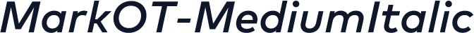 MarkOT-MediumItalic