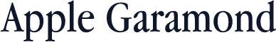 Apple Garamond