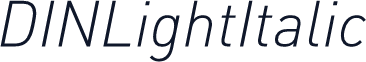 DINLightItalic