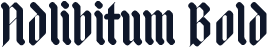 Adlibitum Bold
