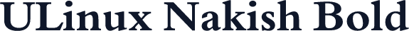 ULinux Nakish Bold