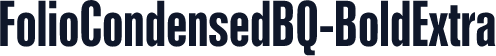 FolioCondensedBQ-BoldExtra