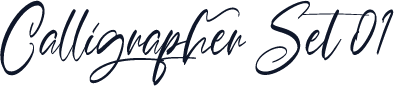 Calligrapher Set 01